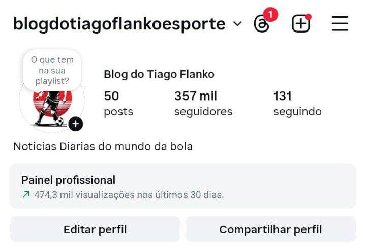Instagram de Notícias Esportivas