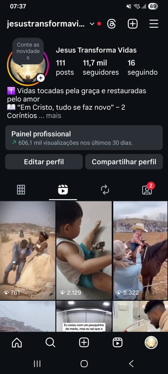 Instagram Cristão Engajado a Venda