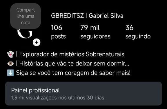 Instagram de Entretenimento a Venda