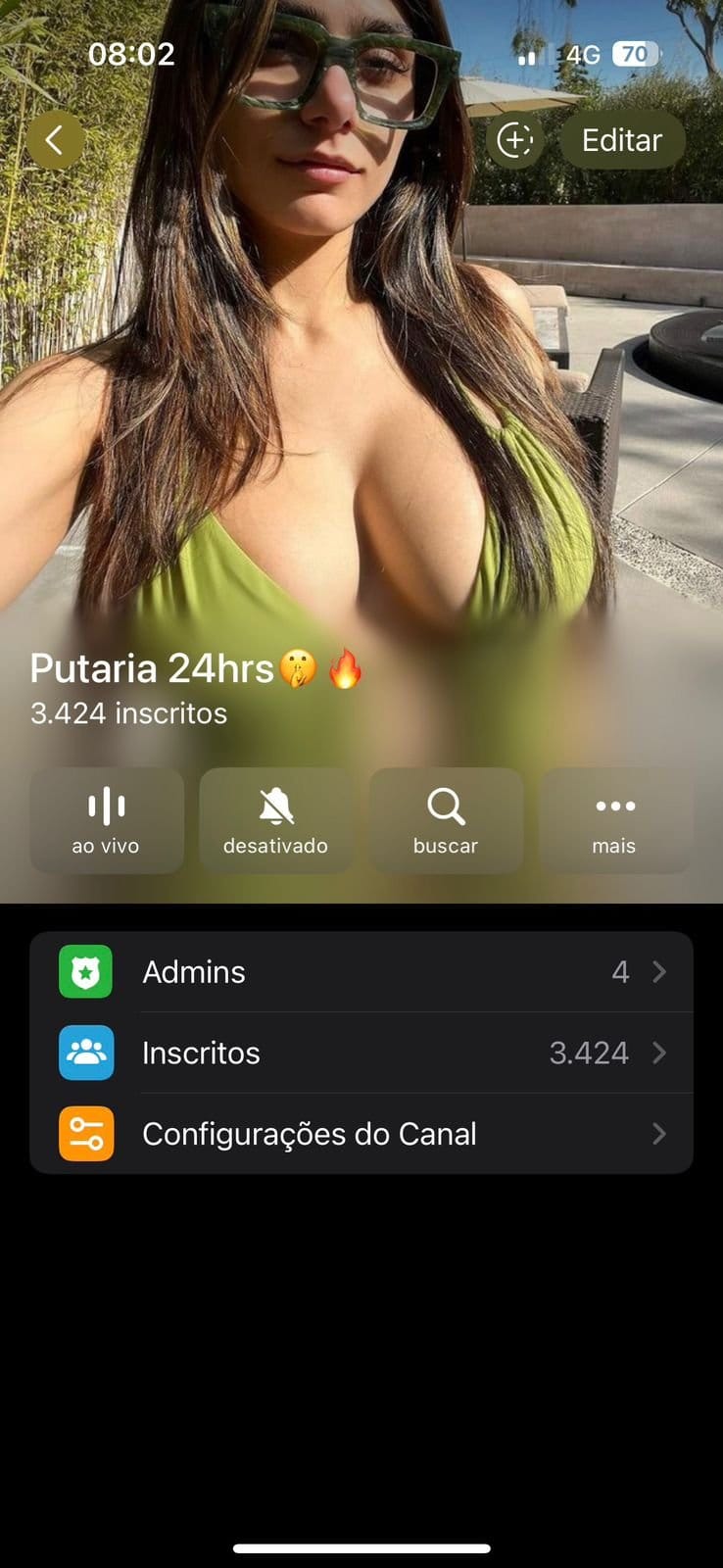 Canal do Telegram +18 a Venda