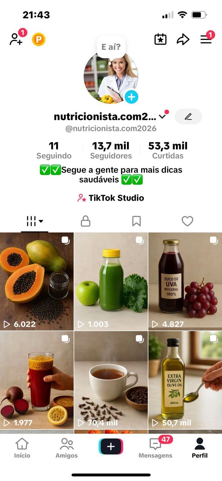 Tiktok a Venda 1 Tiktok a Venda