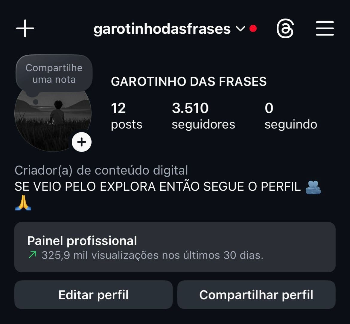 Insta de Frases a Venda