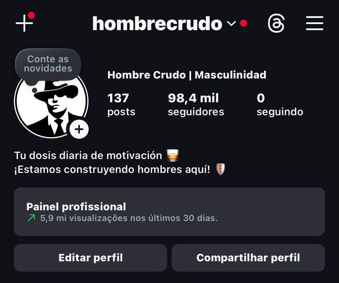 Instagram de Motivação Espanhol