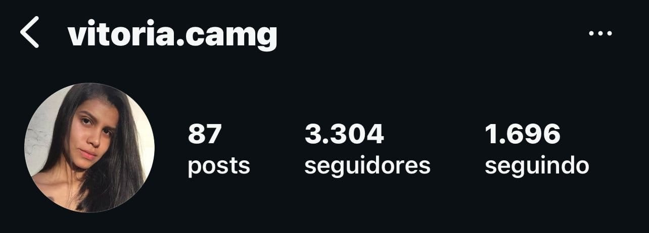 Instagram Pessoal a Venda