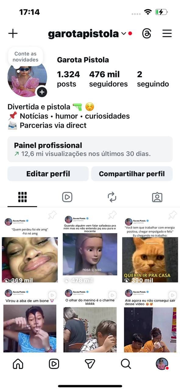 Instagram de Frases/Memes a Venda