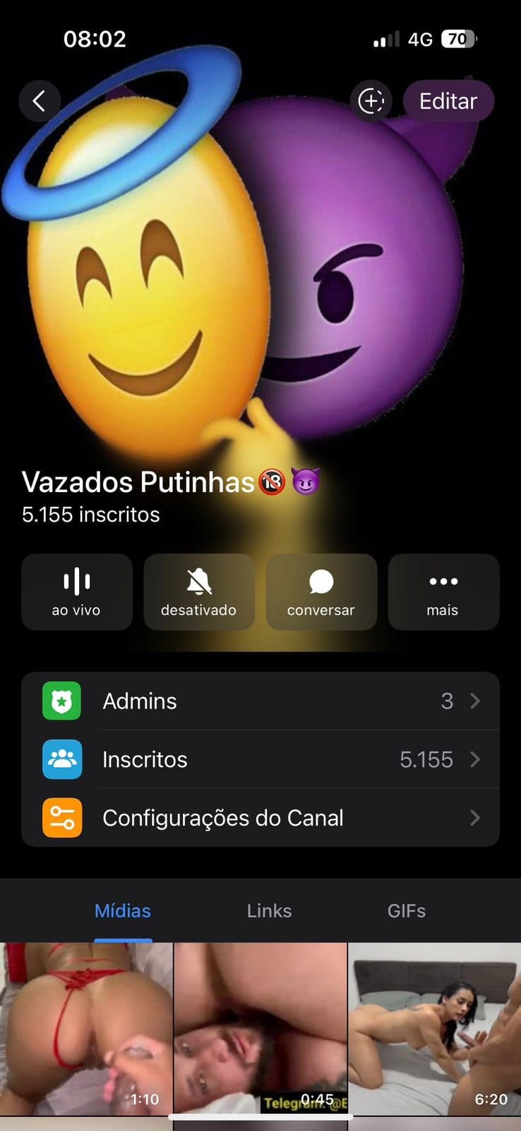 Canal no Telegram de Nicho Adulto 2 Canal no Telegram de Nicho Adulto
