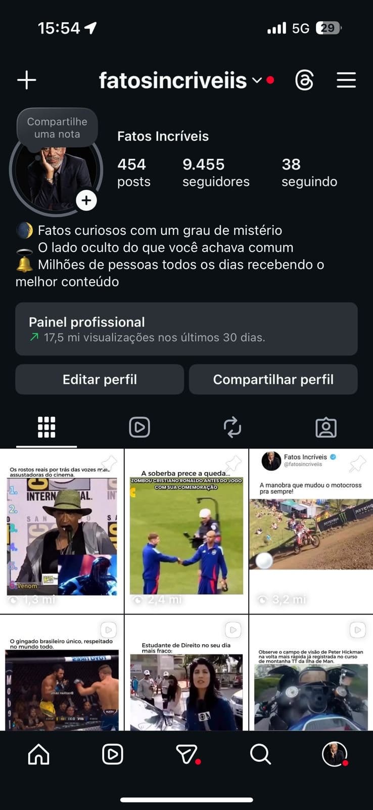 Instagram de Curiosidades 1 Instagram de Curiosidades