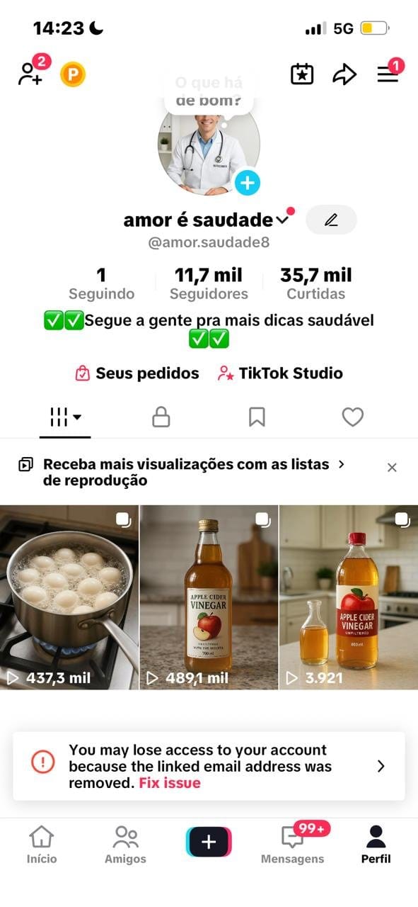 Tiktok Monetizado a Venda 1 Tiktok Monetizado a Venda