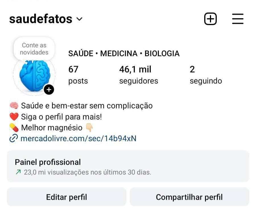 Insta de saúde/medicina 1 Insta de saúde/medicina