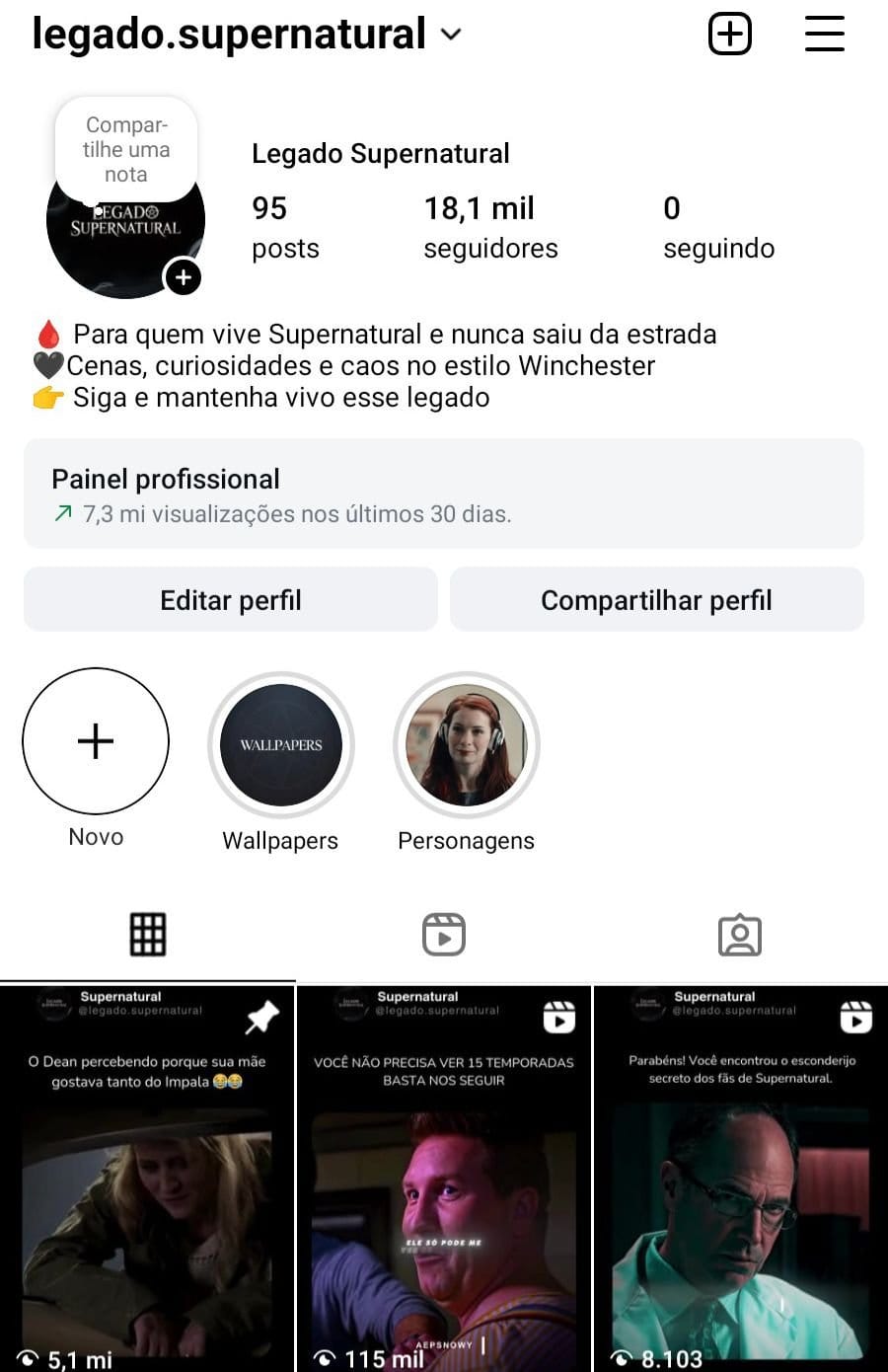 Perfil de Séries a Venda 1 Perfil de Séries a Venda