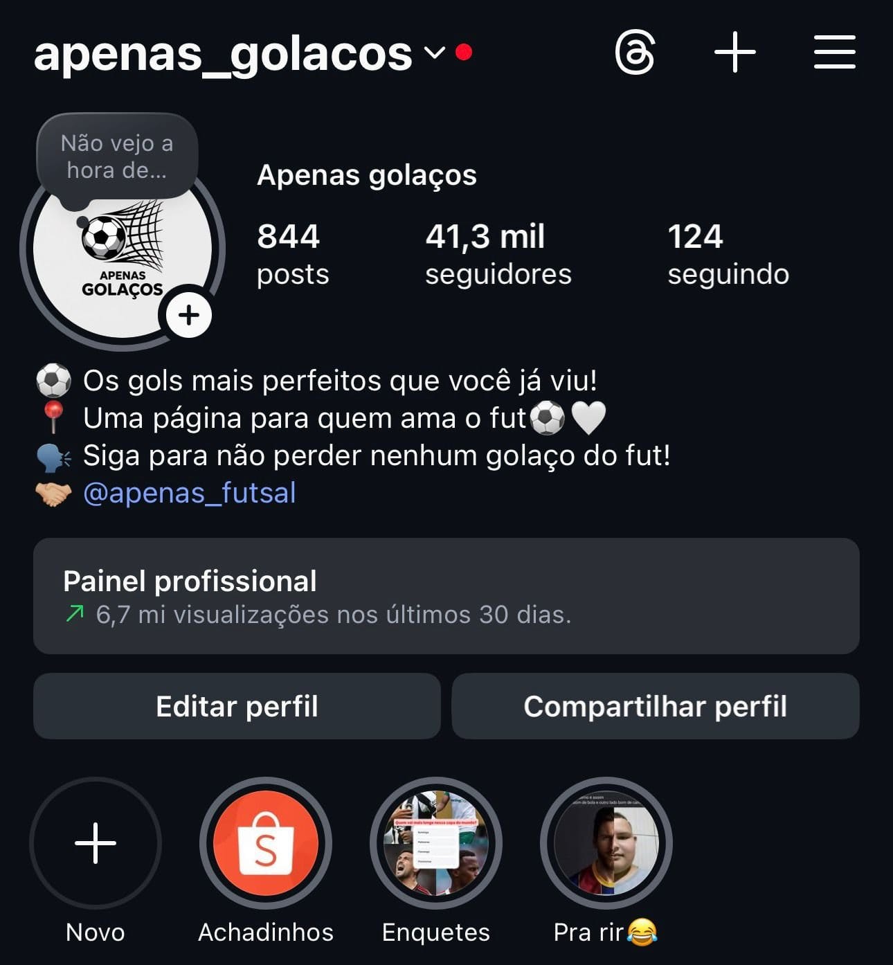 Perfil do Insta a Venda 1 Perfil do Insta a Venda