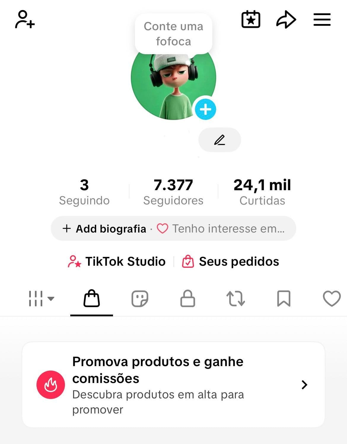 Conta do Tiktok a Venda