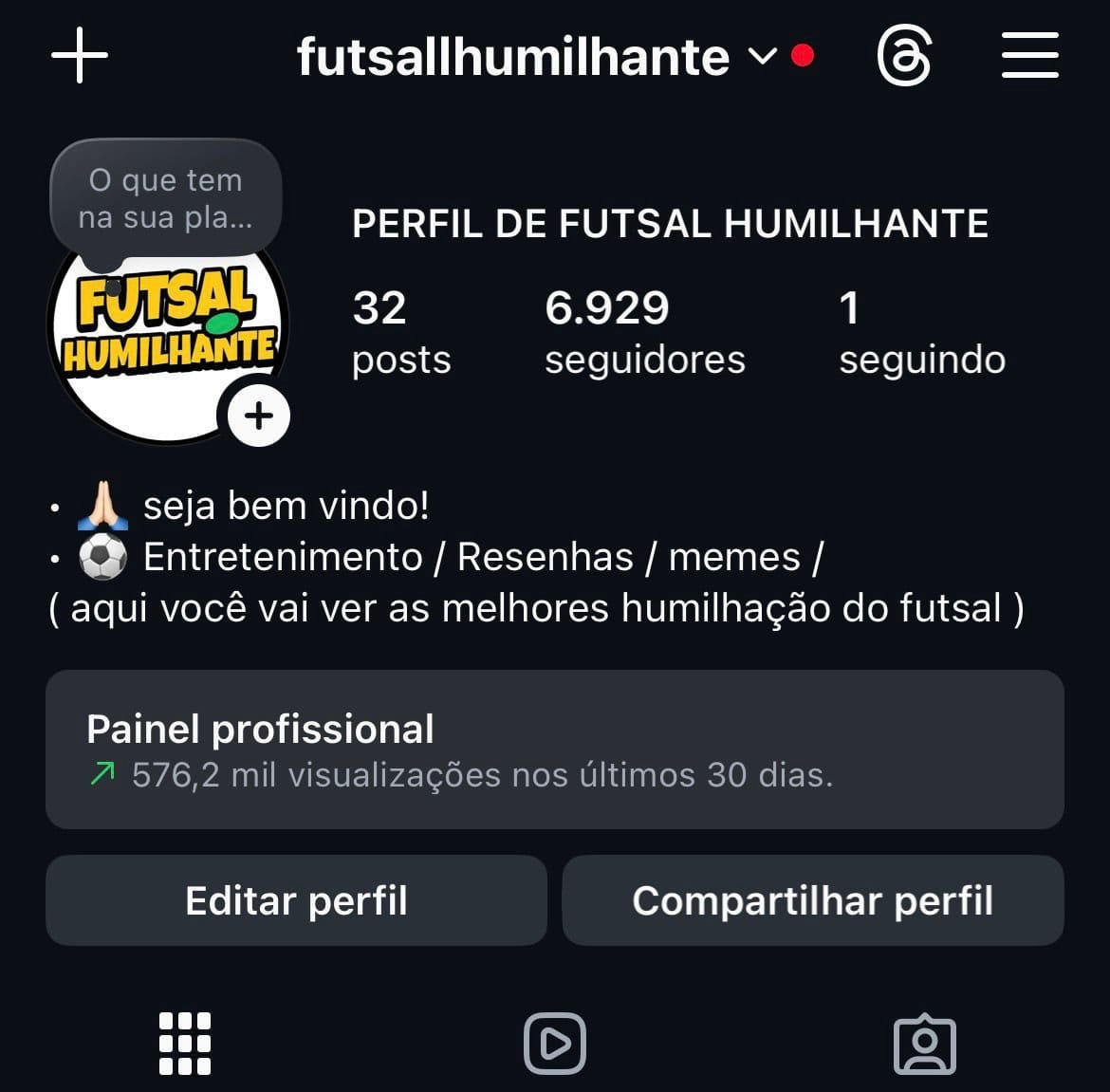 Instagram de Futebol 2 Instagram de Futebol