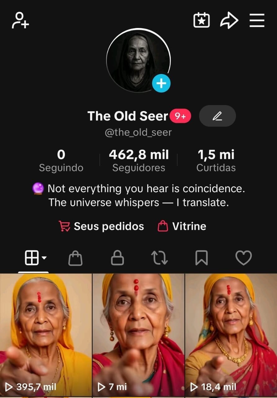 Tiktok de 400k a Venda com Shop e Monetizado