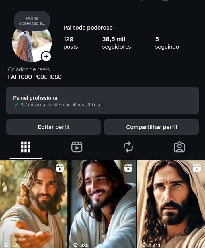 Instagram Cristão a Venda