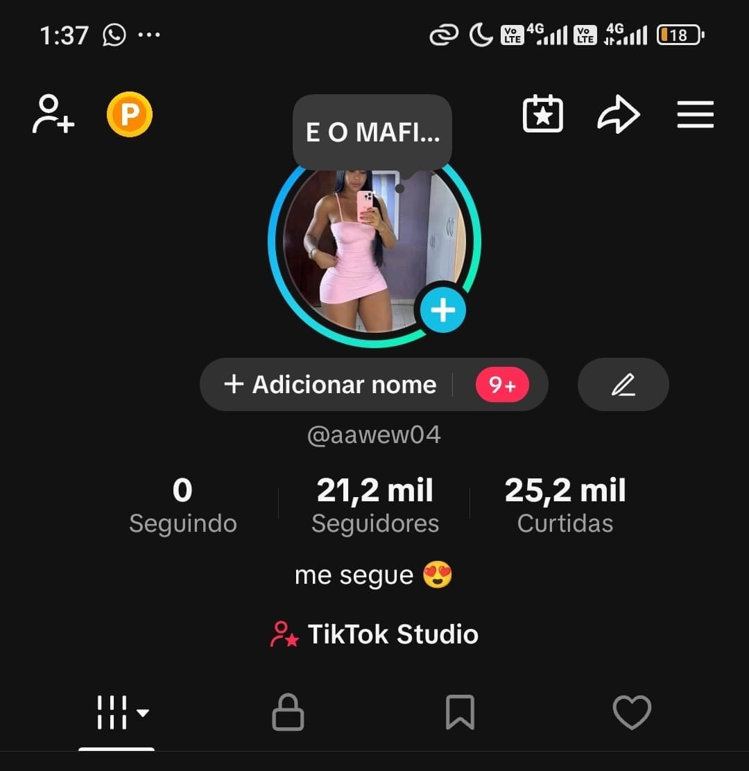 Tiktok Com Modelo Feita com IA