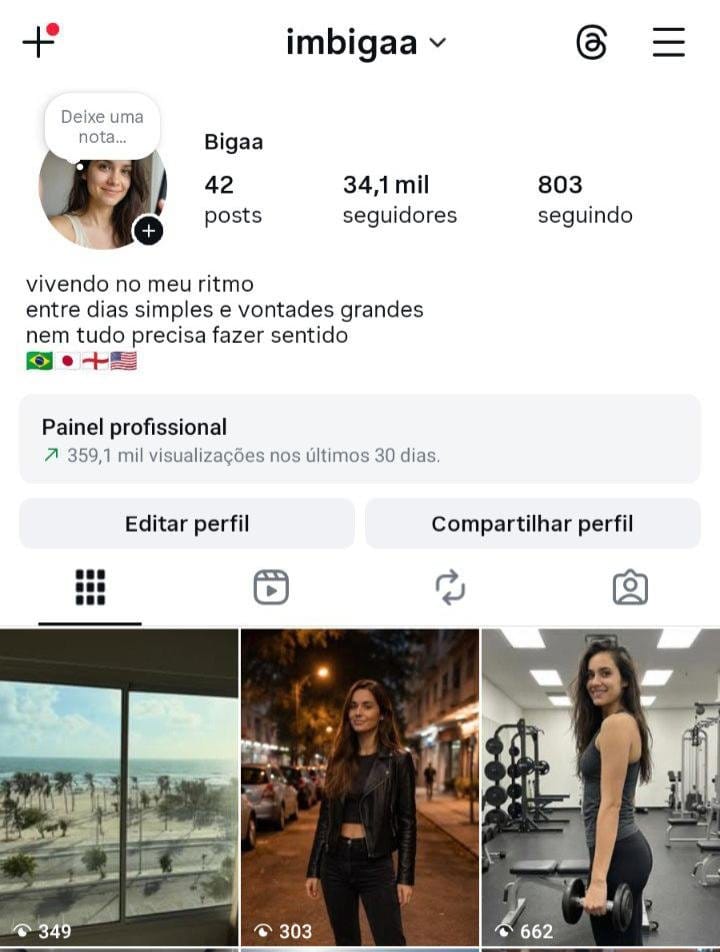 Instagram de Lifestyle Feminino 1 Instagram de Lifestyle Feminino