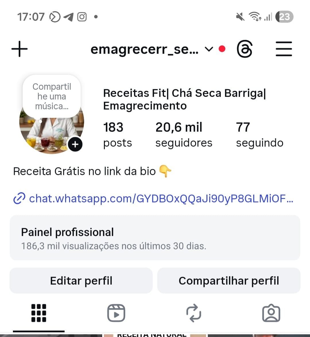 Instagram de Emagrecimento