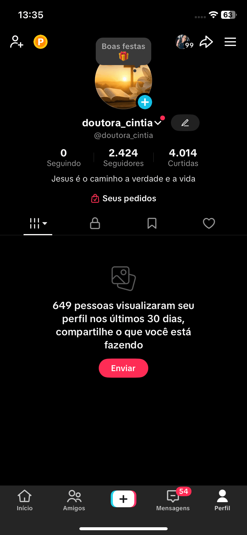 Conta para TikTok shop
