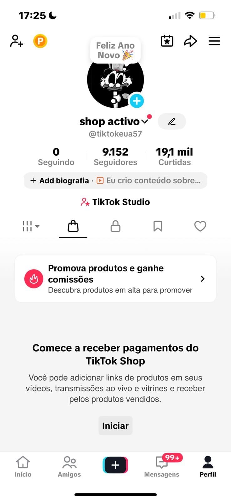 Conta no Tiktok a Venda
