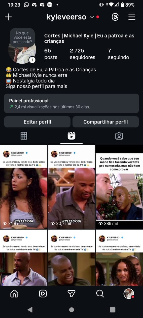 Insta de Cortes de Eu e a Patroa 1 Insta de Cortes de Eu e a Patroa