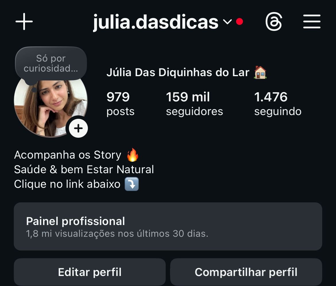 Perfil de Dicas do Lar