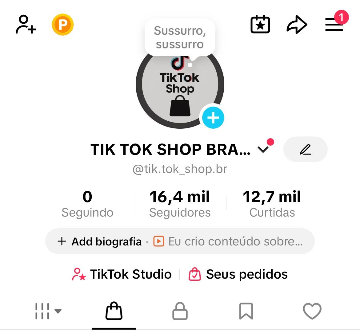 Tiktok a Venda com Shop a Venda