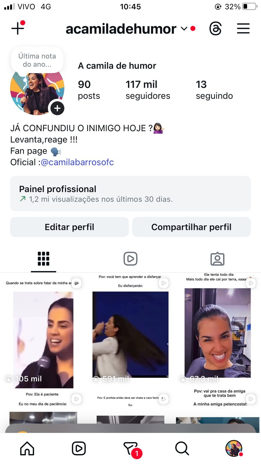 Instagram de Fã Club da Camila 1 Instagram de Fã Club da Camila