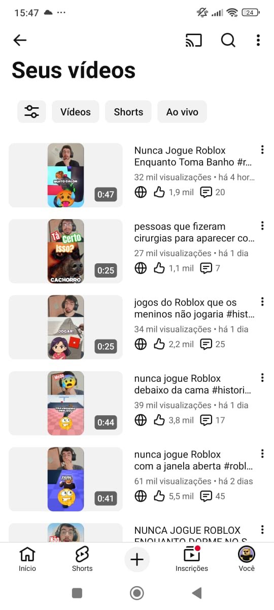 Canal do YouTube de 430k 2 Canal do YouTube de 430k