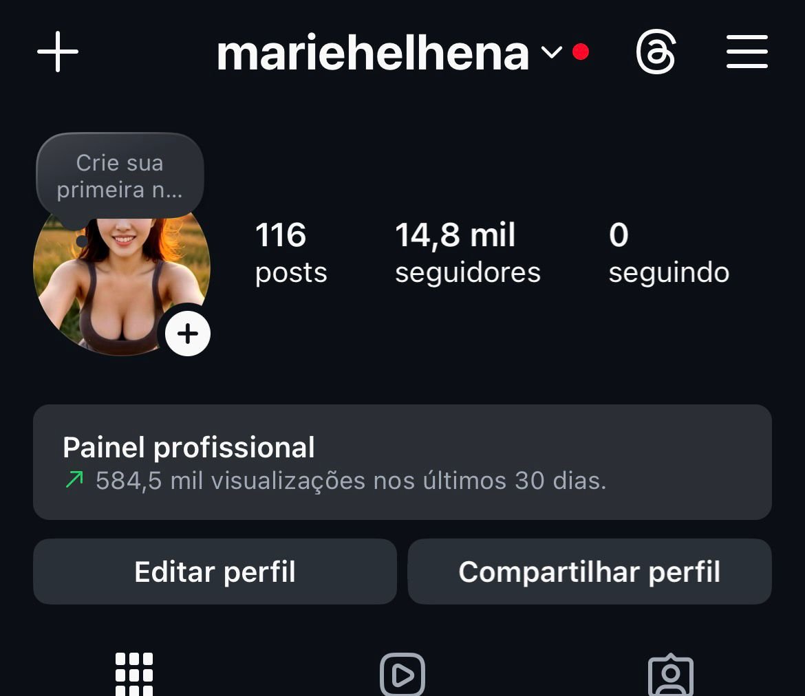 Instagram de Nicho Hot Criada com IA