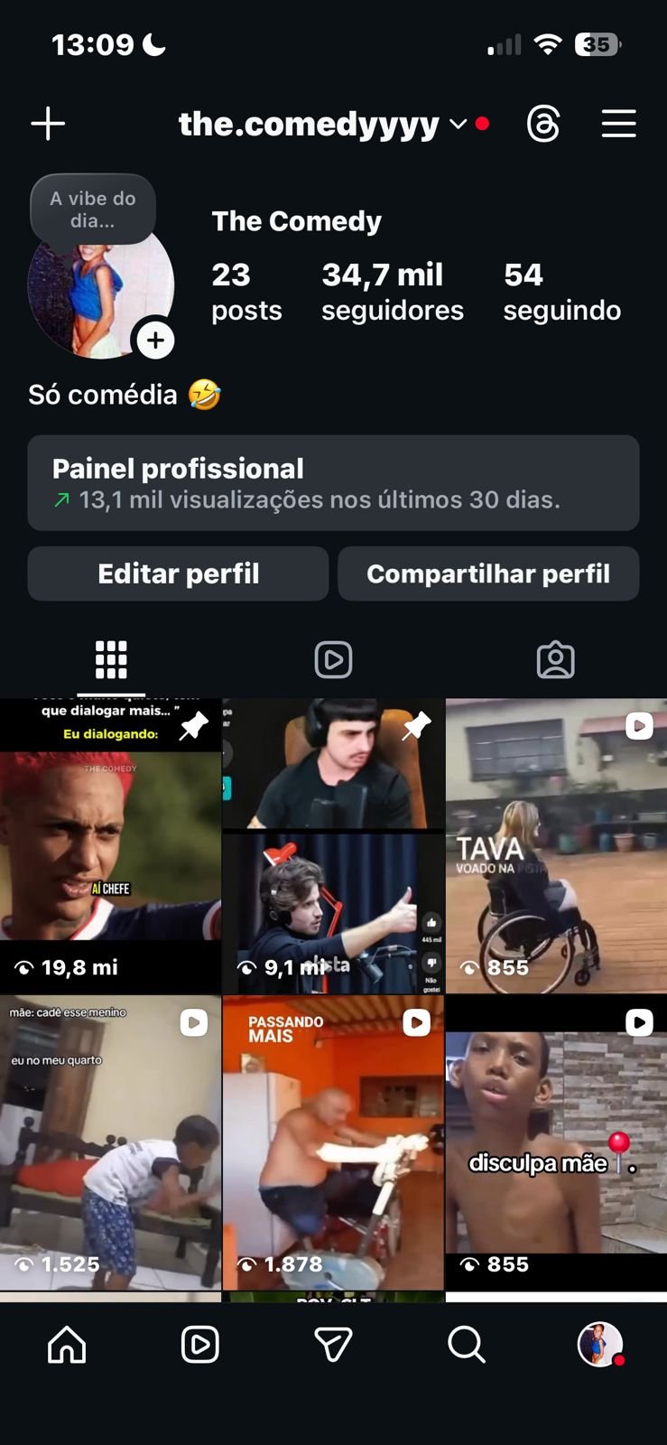 Instagram de Memes