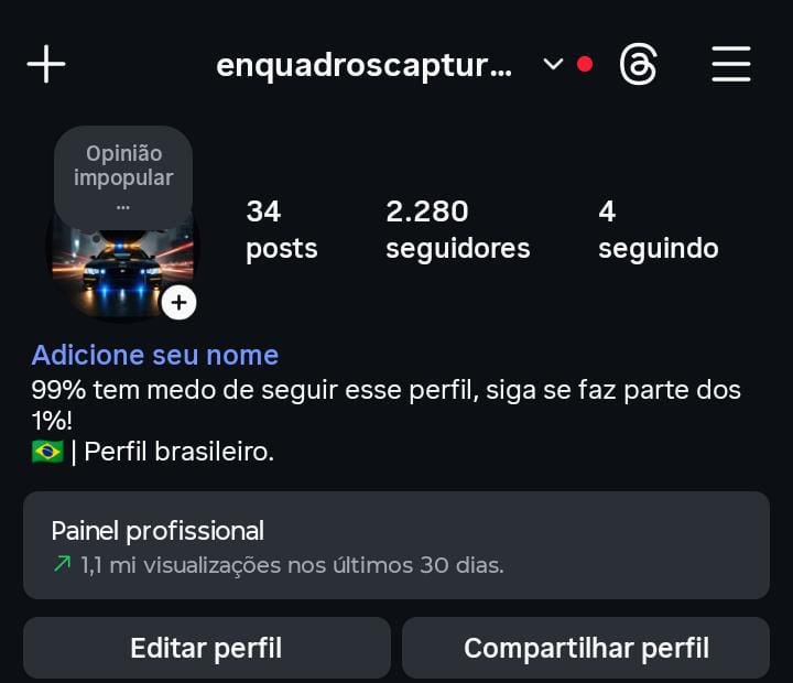 Instagram Engajado a Venda