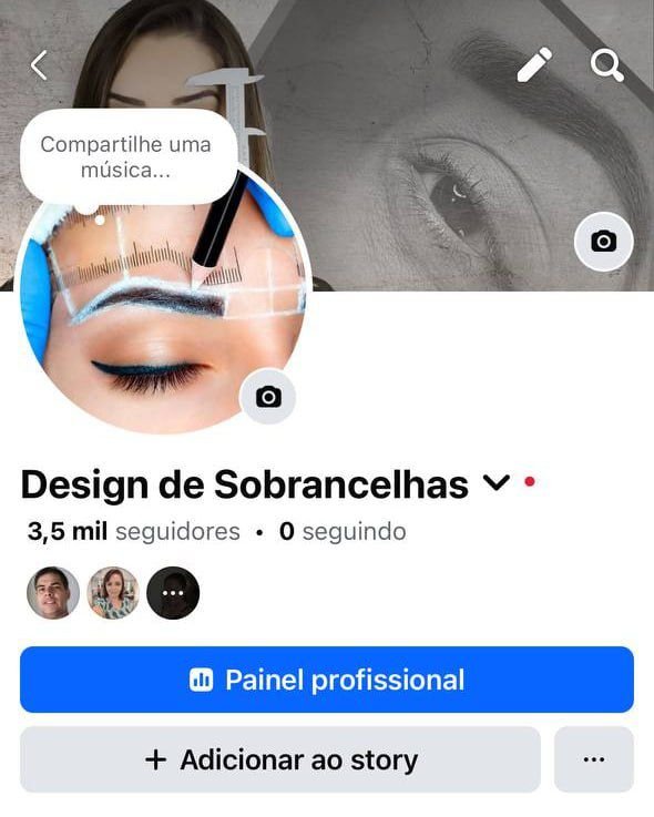Página do Facebook de Estética 2 Página do Facebook de Estética