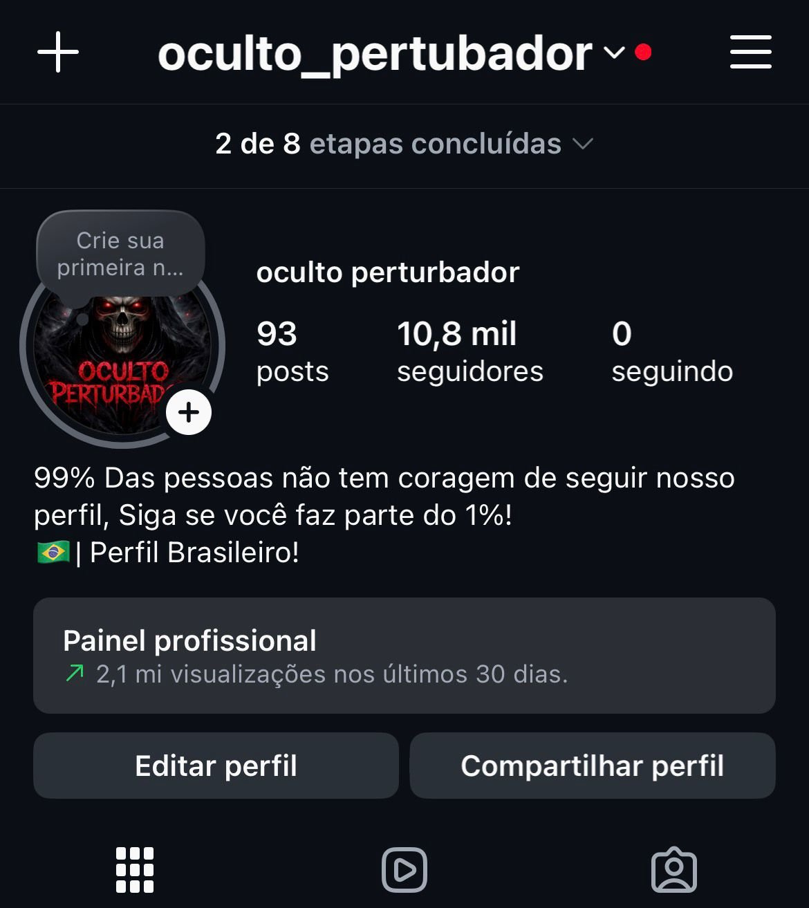 Instagram de Nicho Sensível