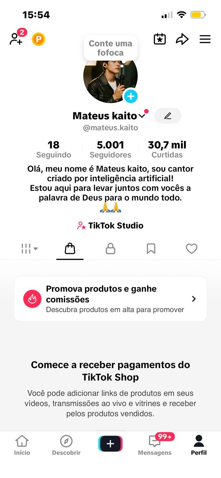 Conta do Tiktok 2 Conta do Tiktok