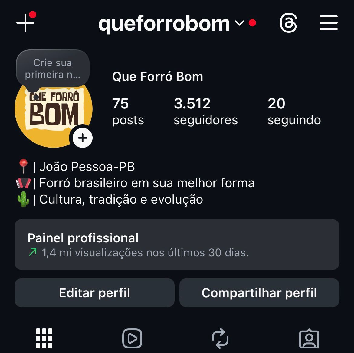 Instagram de Música