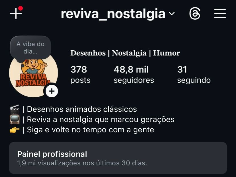 Instagram de Desenhos Animados 1 Instagram de Desenhos Animados