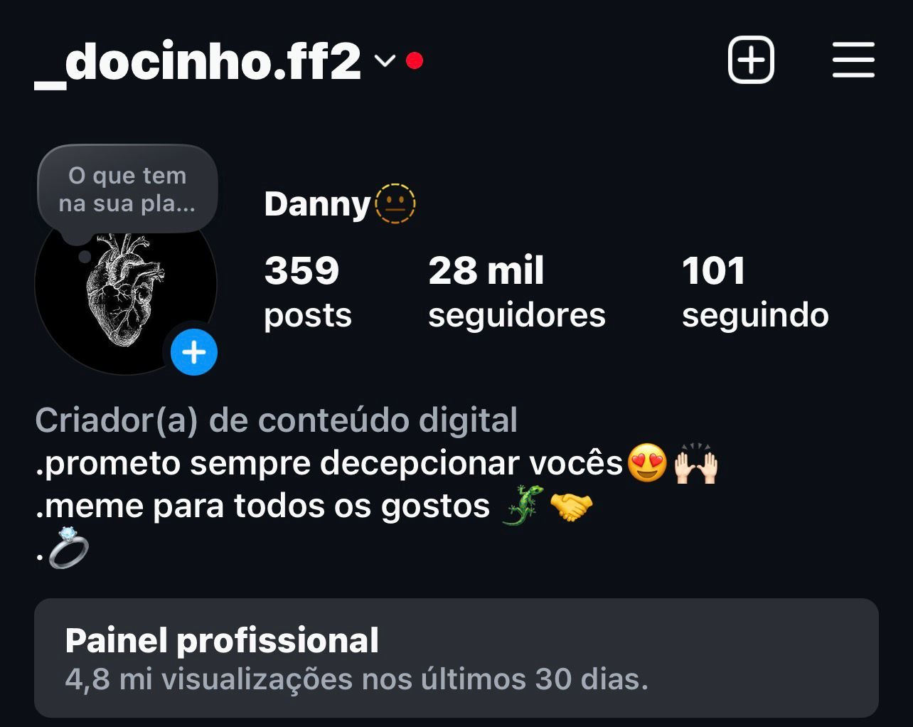 Perfil de Humor e Frases