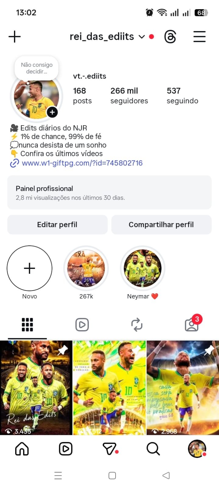 Insta de Futebol