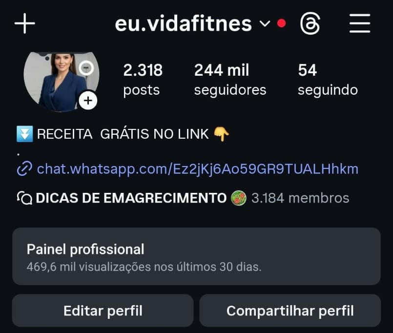 Instagram de Emagrecimento a Venda 1 Instagram de Emagrecimento a Venda