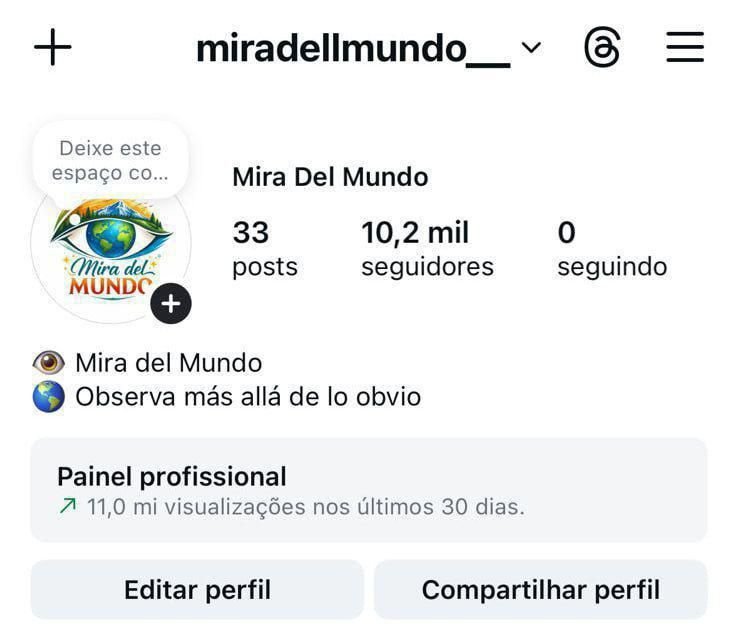 Conta do Instagram Espanhol a Venda