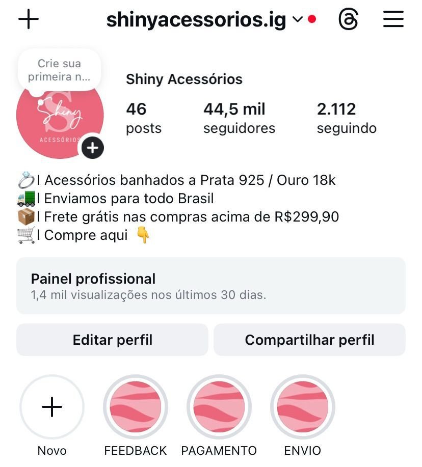 Insta de Achadinhos a Venda