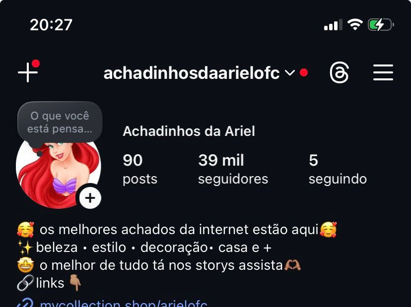 Conta de Achadinhos a Venda