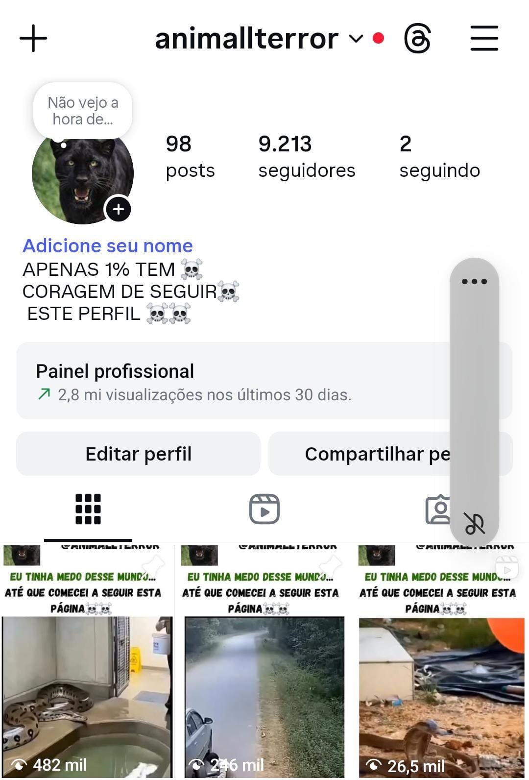 Perfil de Nicho Animal 1 Perfil de Nicho Animal