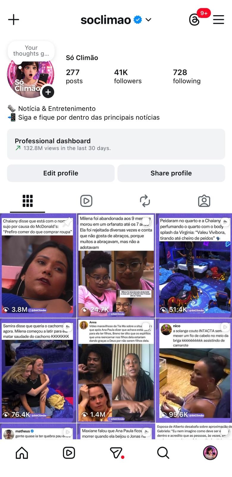 Instagram de Fofocas 1 Instagram de Fofocas
