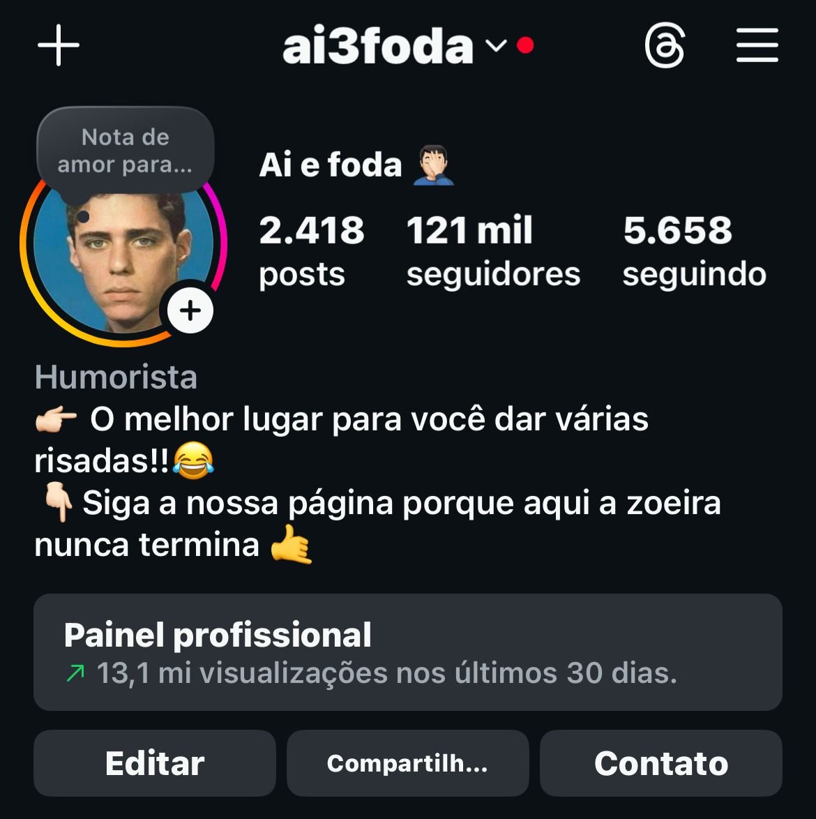 Instagram de Memes
