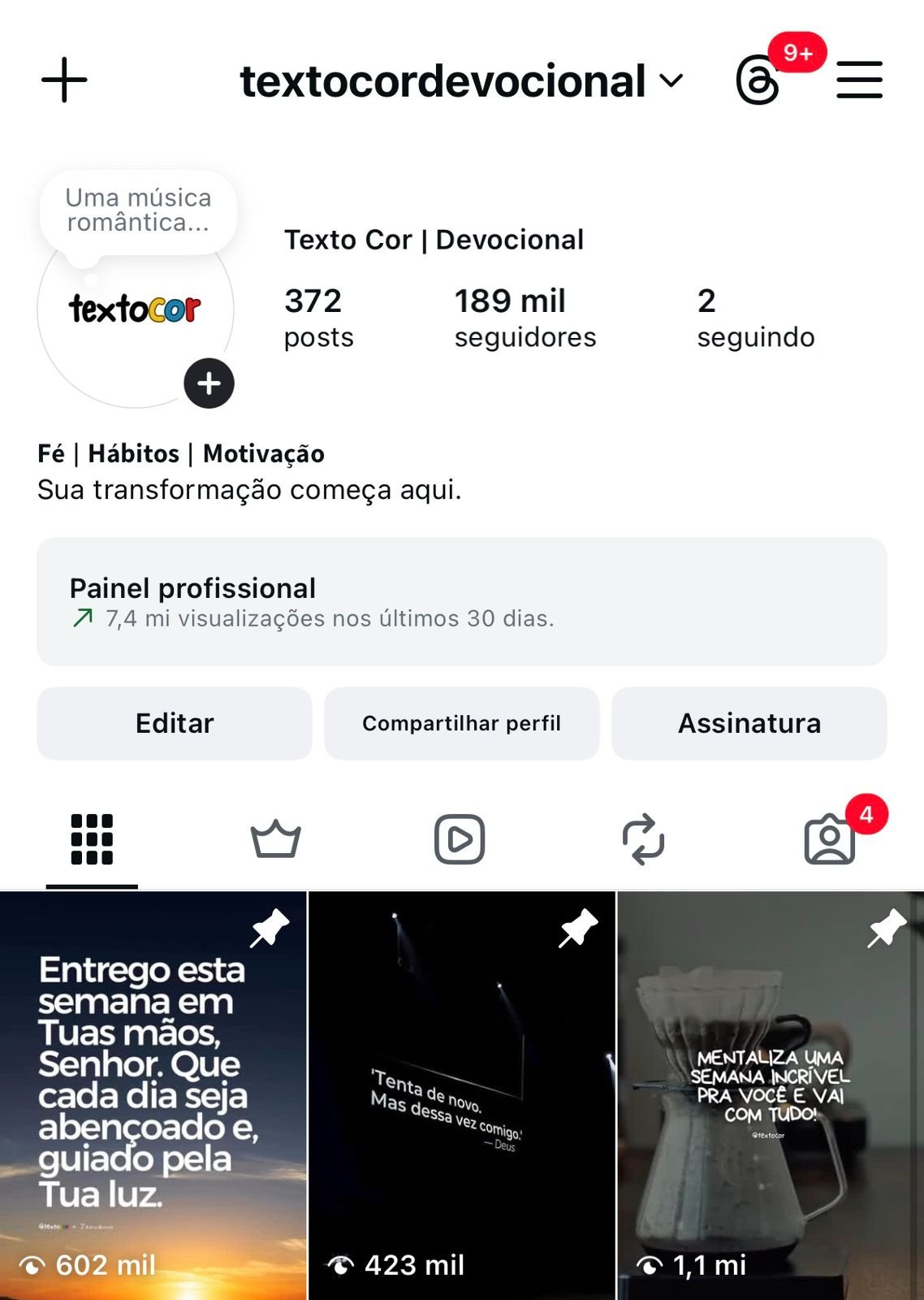 Instagram Cristão a Vanda