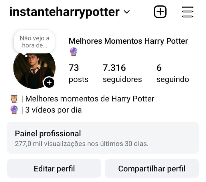 Conta do Instagram a Venda de Cortes de Séries