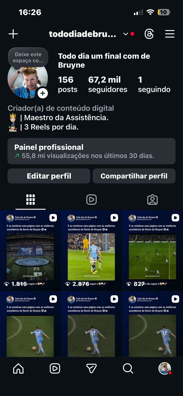 Instagram de Futebol 1 Instagram de Futebol