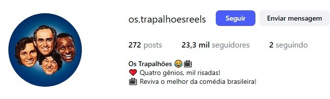 Perfil de Entretenimento a Venda